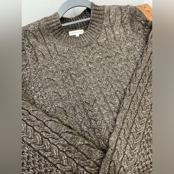 Moon River Fringed Sweater Dress - L - Picture 4 of 7